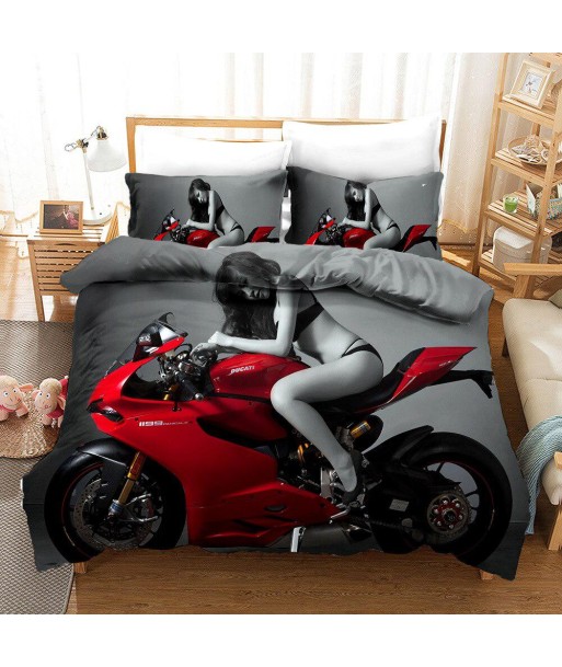 Sexy motorcycle duvet cover acheter en ligne