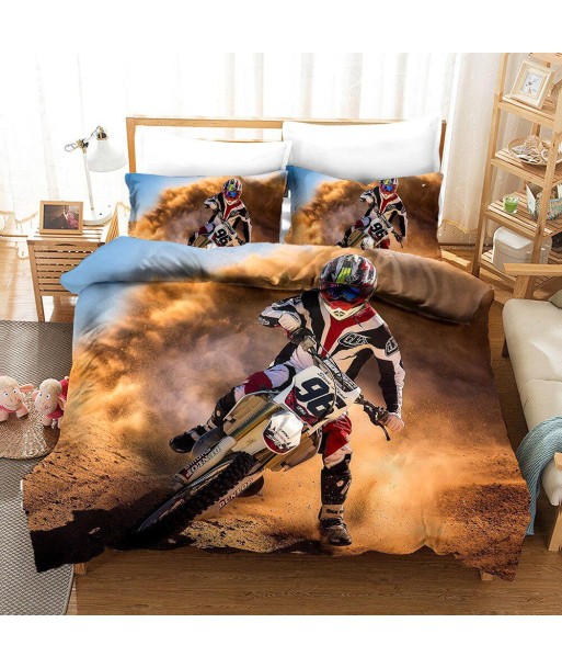 Motorcycle Duvet Cover Le MVP de beaucoup