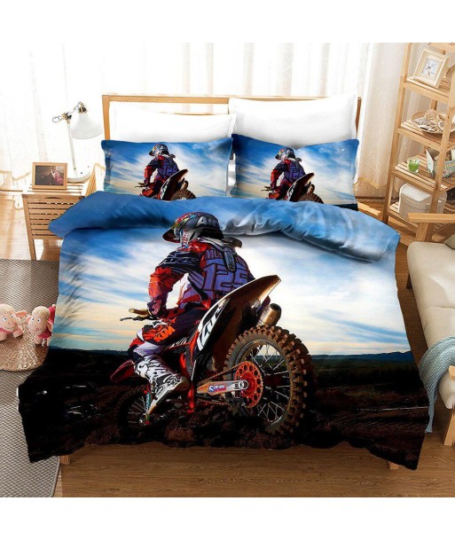 Motorcycle Cross duvet cover Amélioration de cerveau avec