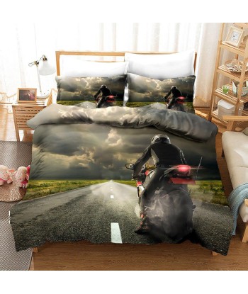 Road motorcycle duvet cover pas chere