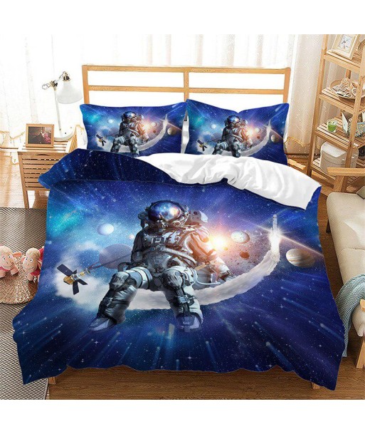 Moon Croissant Astronaut Duvet Cover prix pour 