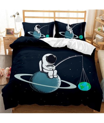 Saturn astronaut duvet cover Livraison rapide