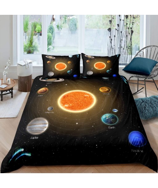 Duvet cover planet sun pour bénéficier 